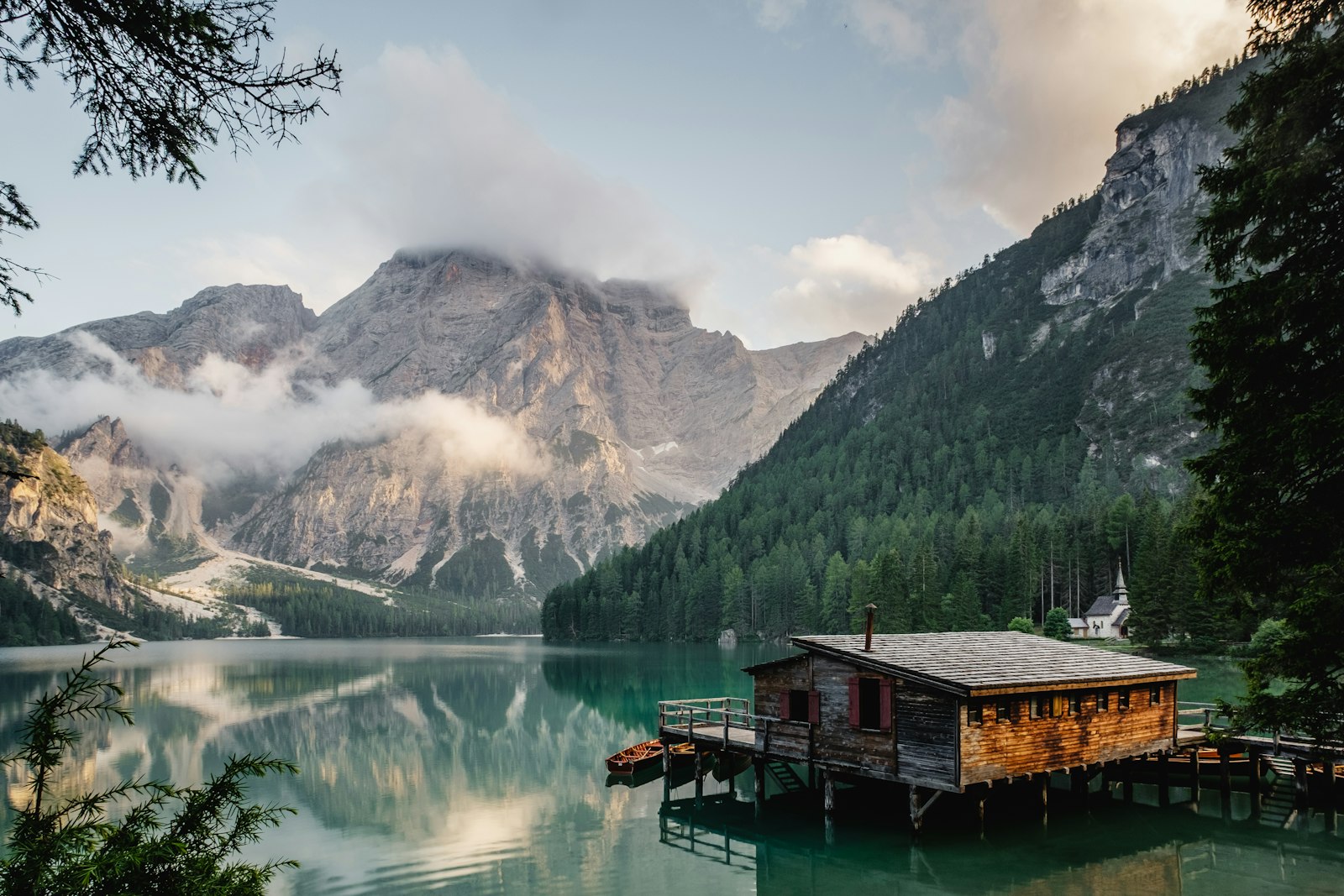 Peaceful natural landscape suggesting stillness and perspective